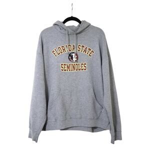 Vintage Russell Florida State Seminoles FSU Gray Hoodie Sweatshirt XL College